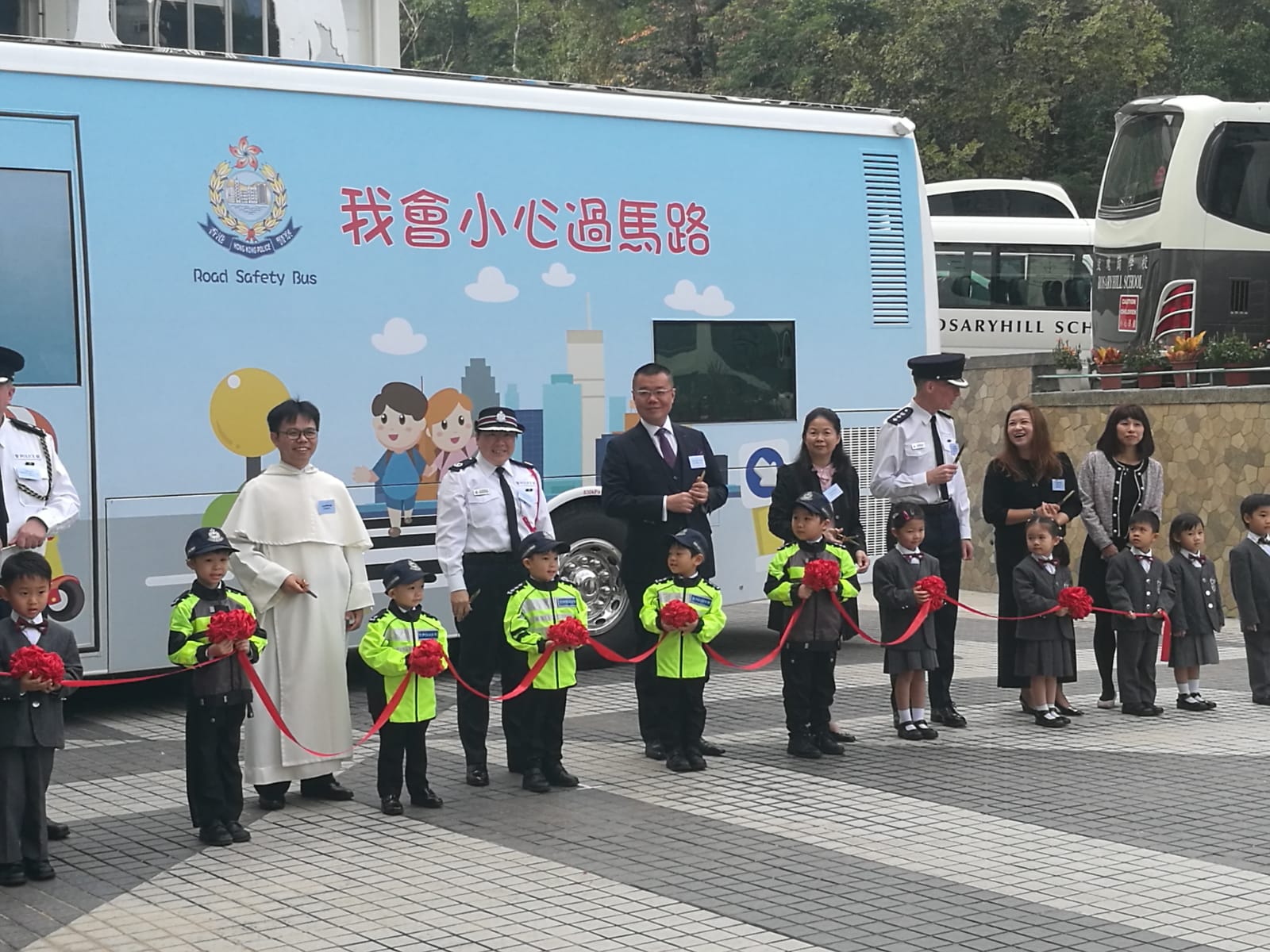 香港警務處交通總部全新道路安全巴士啟用儀式