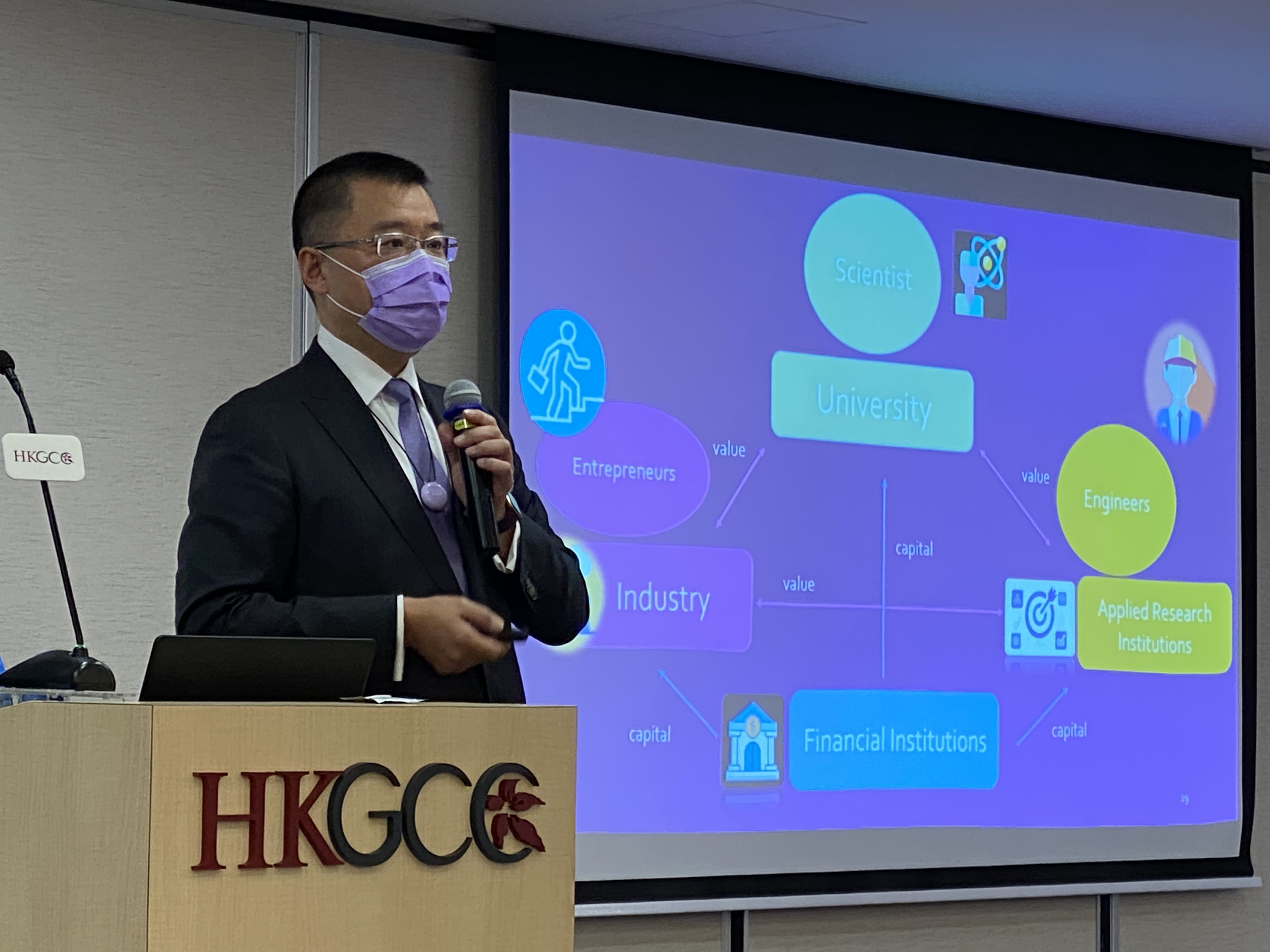 香港總商會講座「創新驅動的大灣區發展」