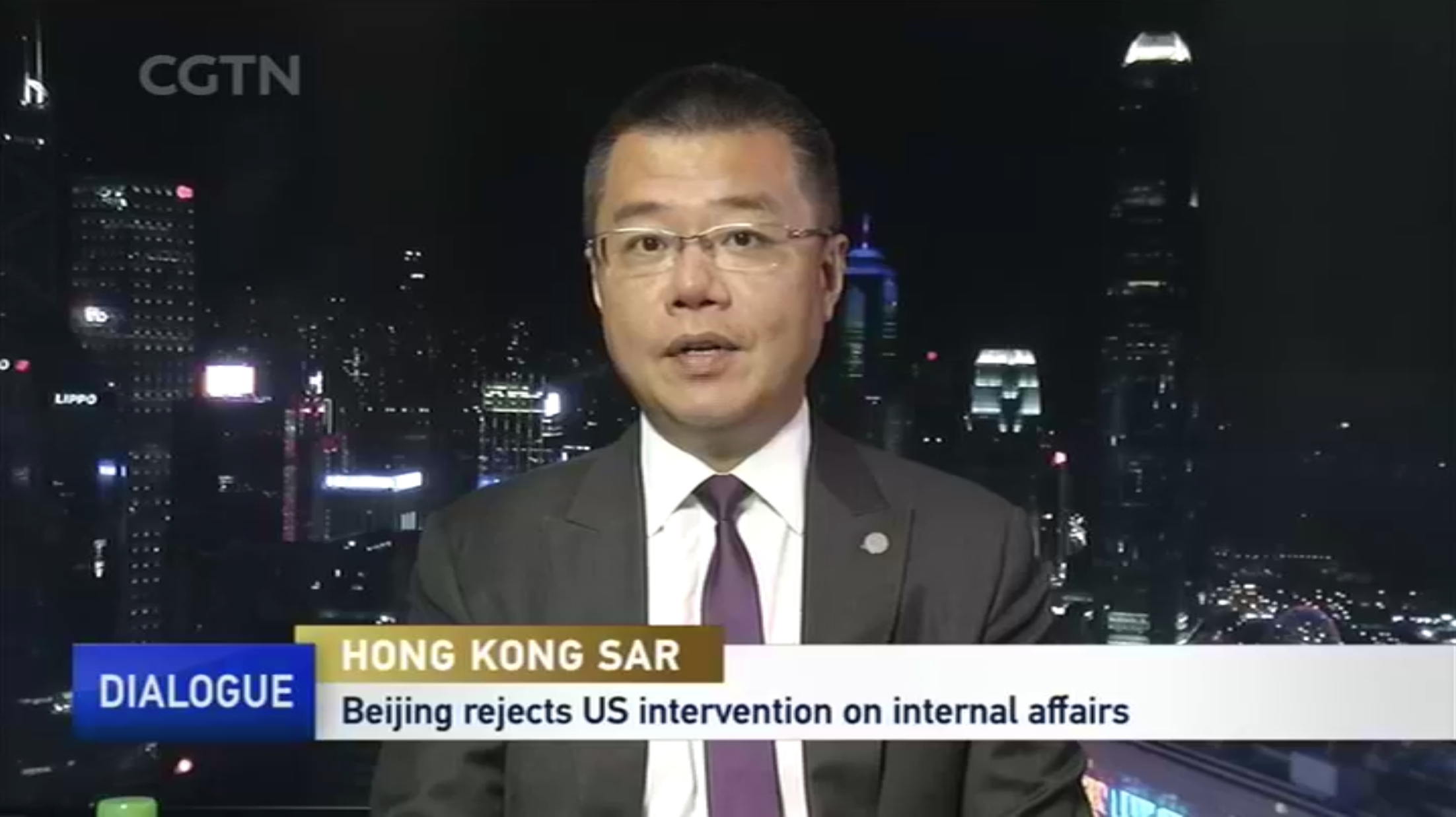 Dialogue: Beijing rejects US intervention on internal affairs