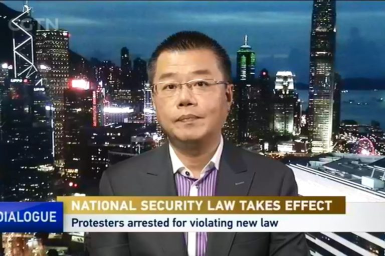 How does the national security law affect the social order in Hong Kong?